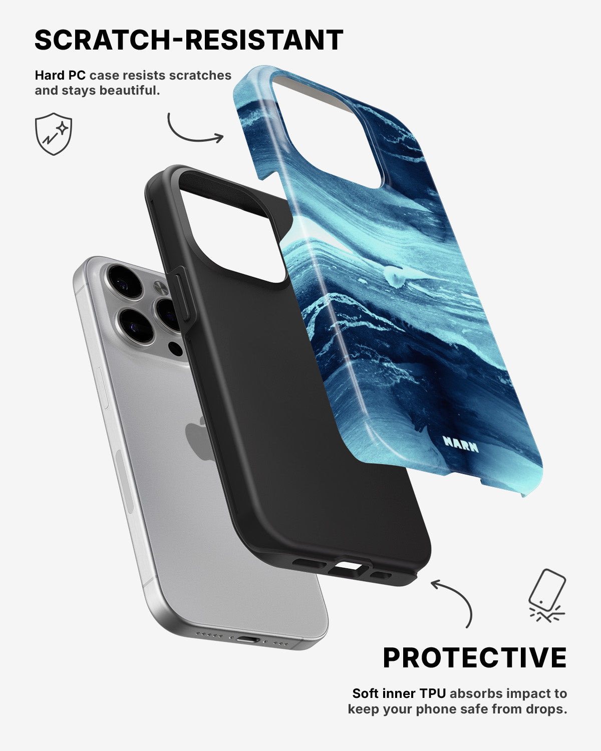 iPhone 15 Pro Max Tough Case – Ocean Dream - View 2