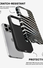 iPhone 15 Pro Max Tough Case – Zebra Stripe - View 2
