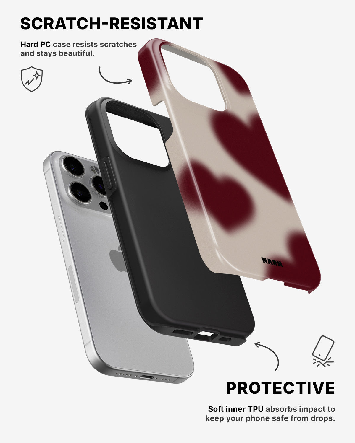 iPhone 15 Pro Max Tough Case – Heartbeat - View 2