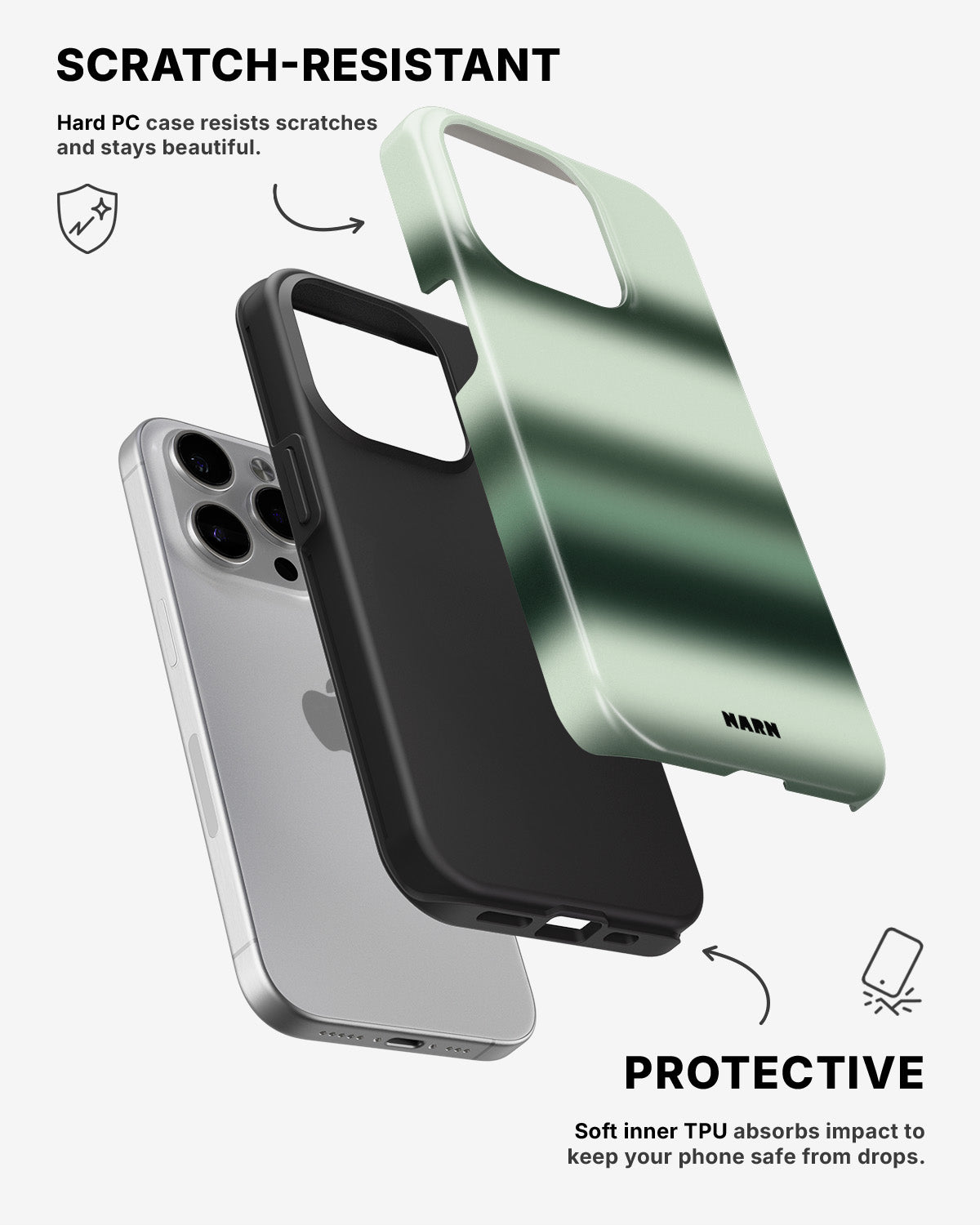 iPhone 15 Pro Max Tough Case – Mint - View 2