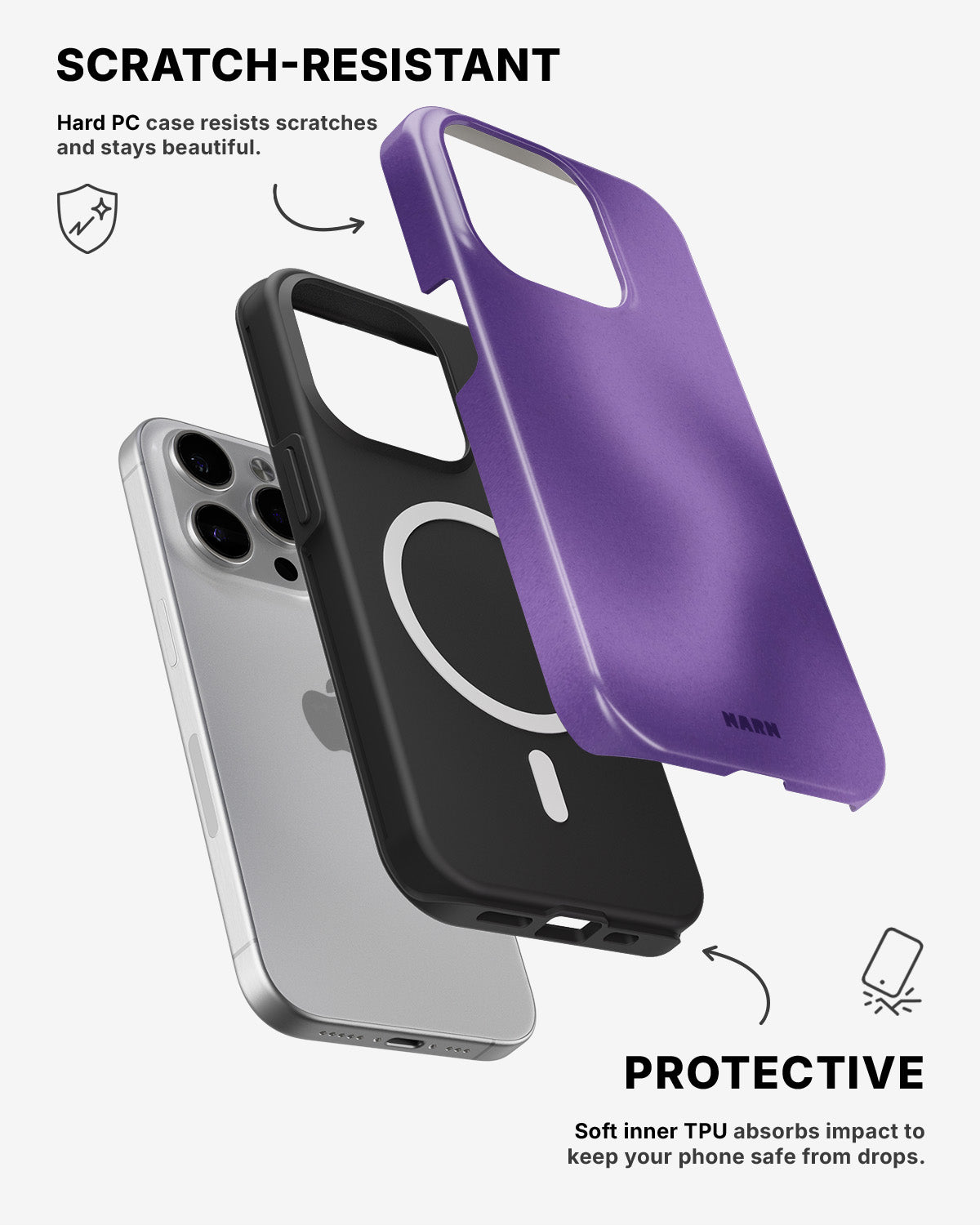 iPhone 15 Pro Max Tough Case – Violetta - View 2