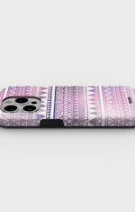 iPhone 15 Pro Max Tough Case – Purple Aztec - View 3