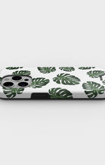 iPhone 15 Pro Max Tough Case – Monstera Pattern - View 3
