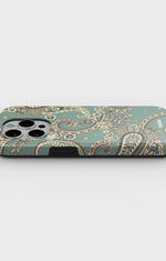iPhone 15 Pro Max Tough Case – Paisley Green - View 3