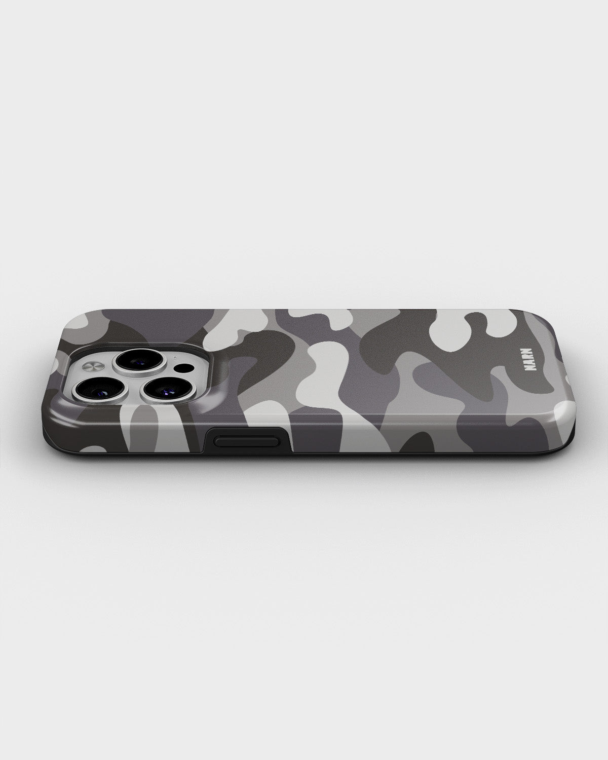 iPhone 15 Pro Max Tough Case – Grey Camo - View 3