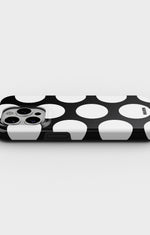 iPhone 15 Pro Max Tough Case – Bold Dots - View 3