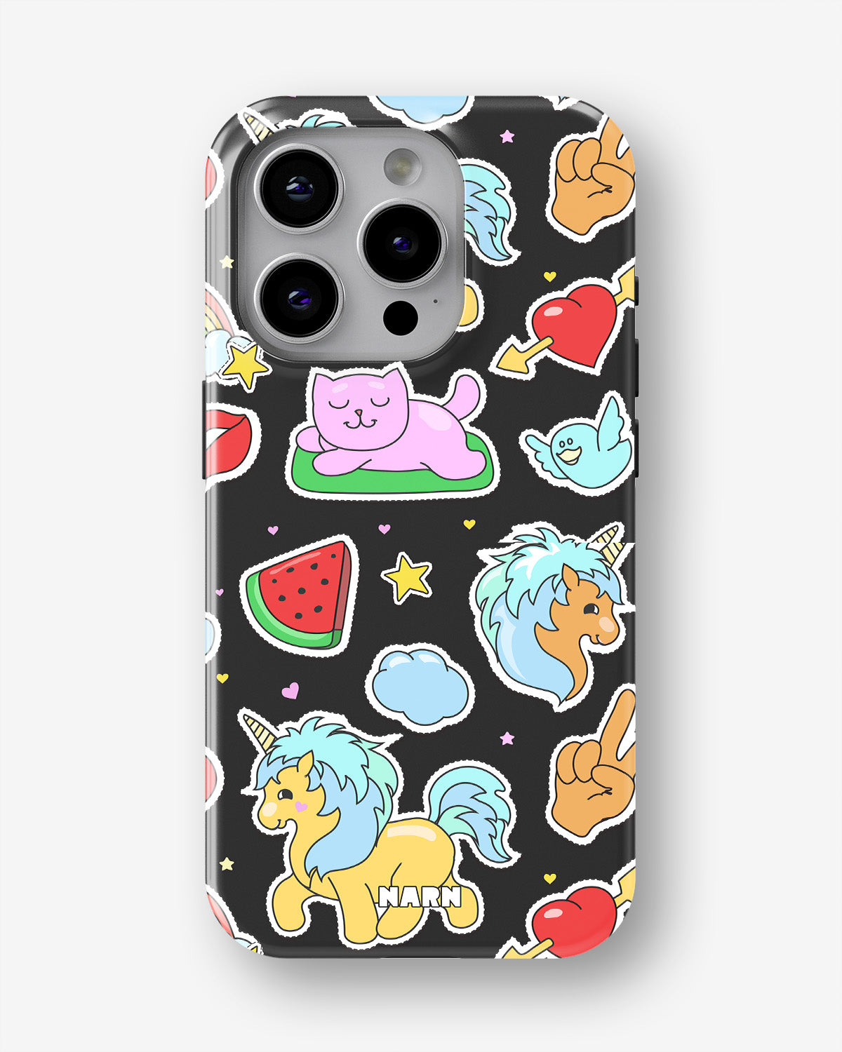 iPhone 14 Pro Max Tough Case – Cute Stickers - View 1