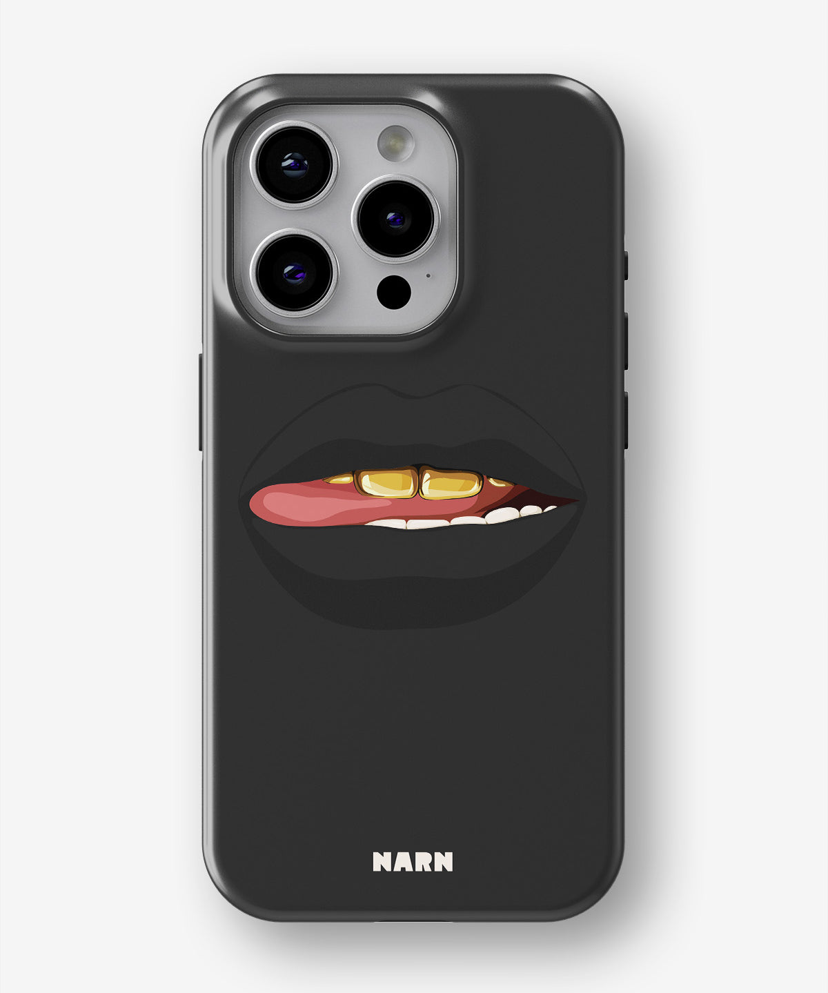 iPhone 14 Pro Max Tough Case – Golden Lips - View 1