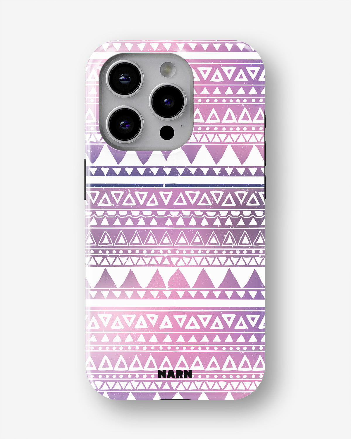 iPhone 14 Pro Max Tough Case – Purple Aztec - View 1