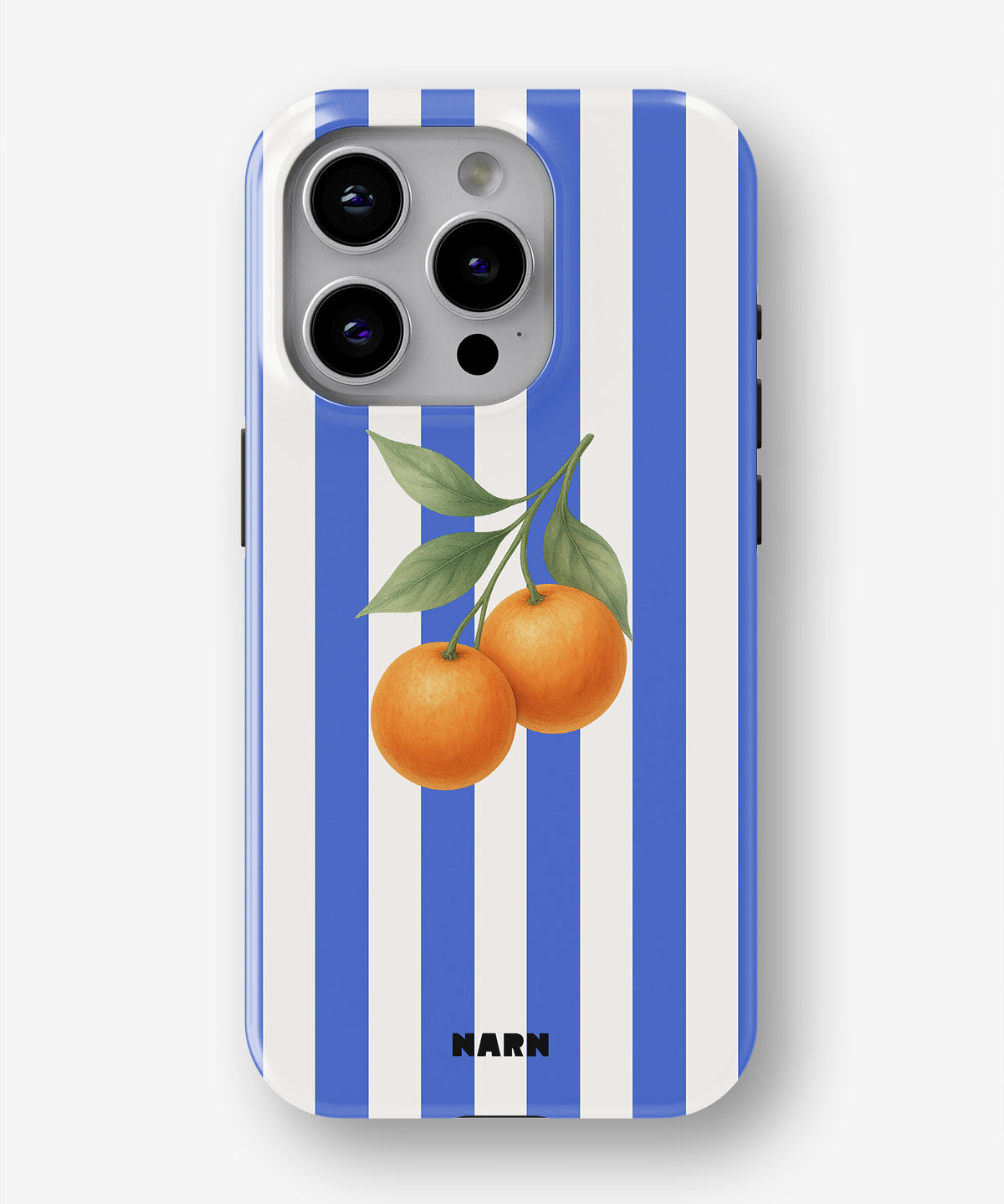 iPhone 14 Pro Max Tough Case – Orange Stripes - View 1