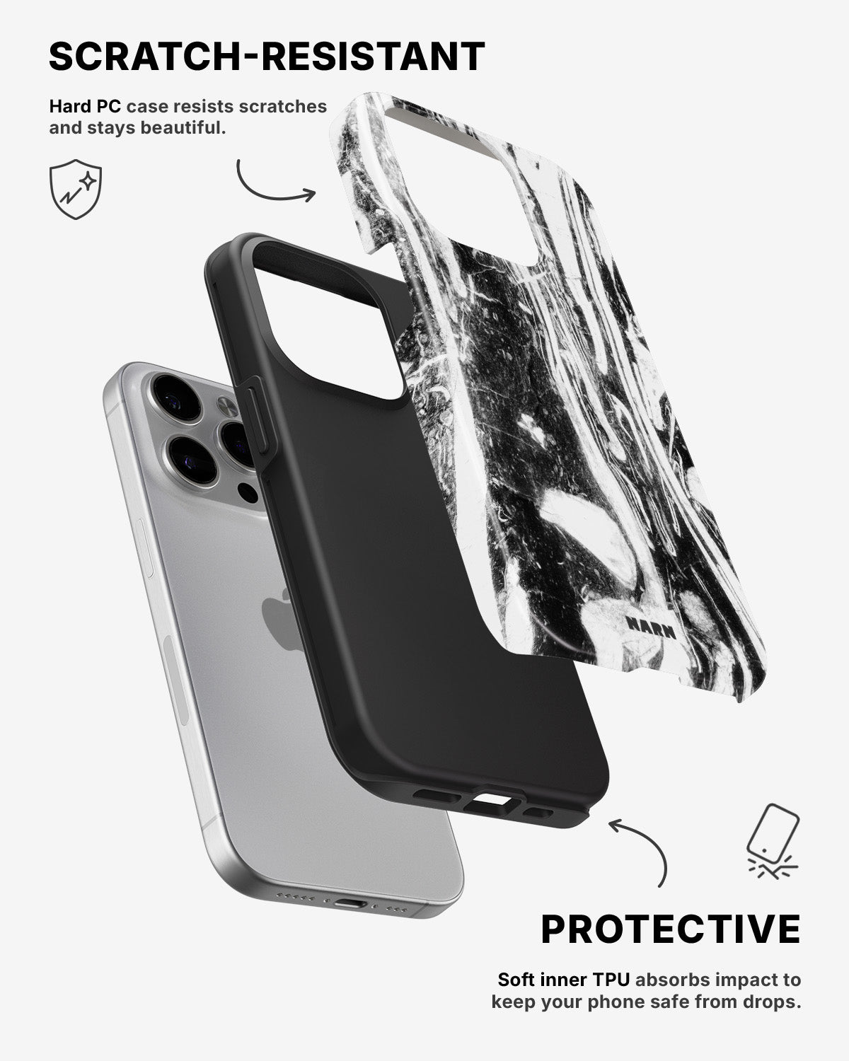 iPhone 14 Pro Max Tough Case – Liquid Obsidian - View 2