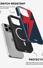 iPhone 14 Pro Max Tough Case – Blue Bowie - View 2