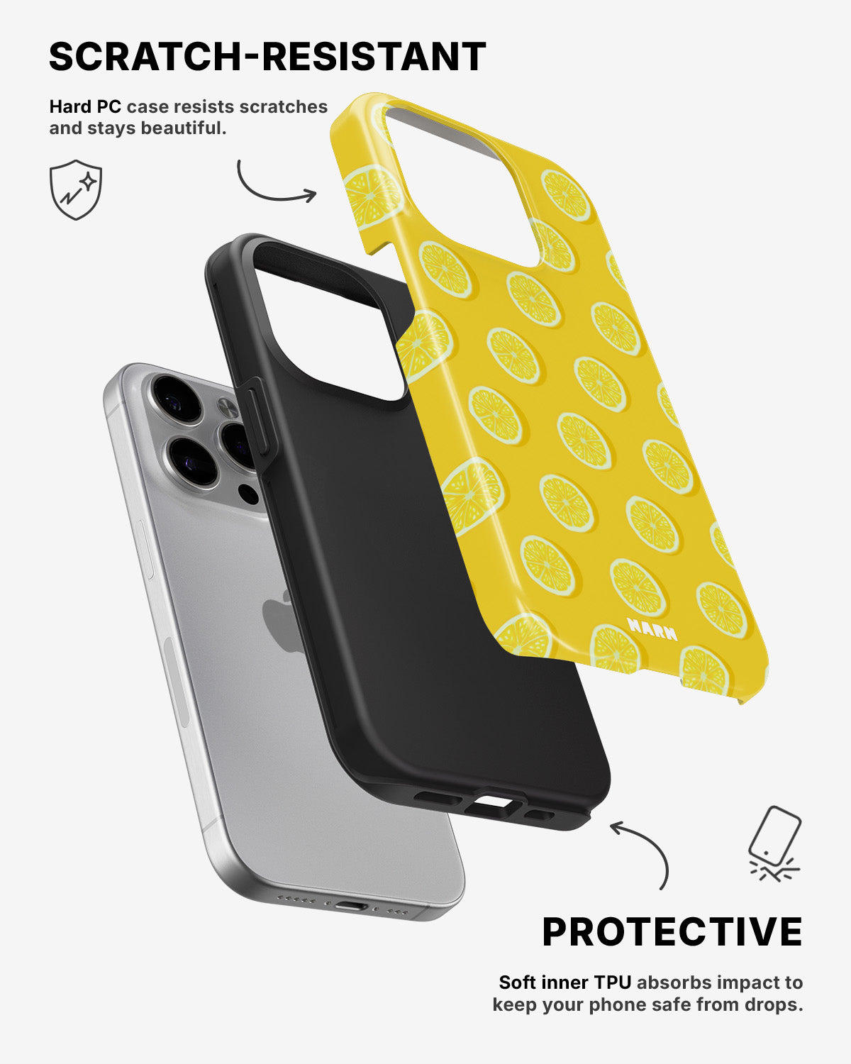 iPhone 14 Pro Max Tough Case – Lemon Dreams - View 2
