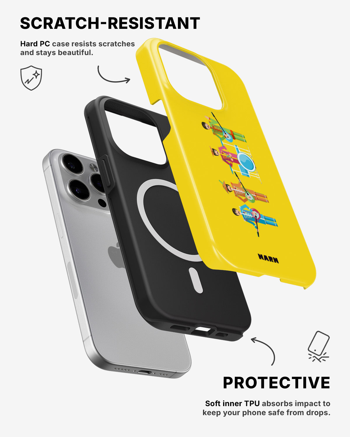 iPhone 14 Pro Max Tough Case – Beatles Yellow - View 2