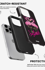 iPhone 14 Pro Max Tough Case – Beach Flamingo - View 2