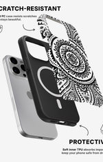 iPhone 14 Pro Max Tough Case – Henna Mandala - View 2