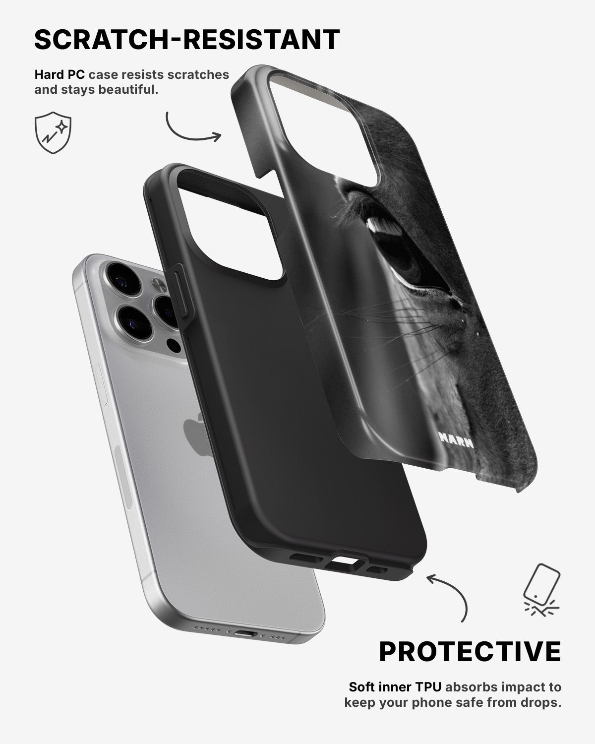 iPhone 14 Pro Max Tough Case – Horse Soul - View 2