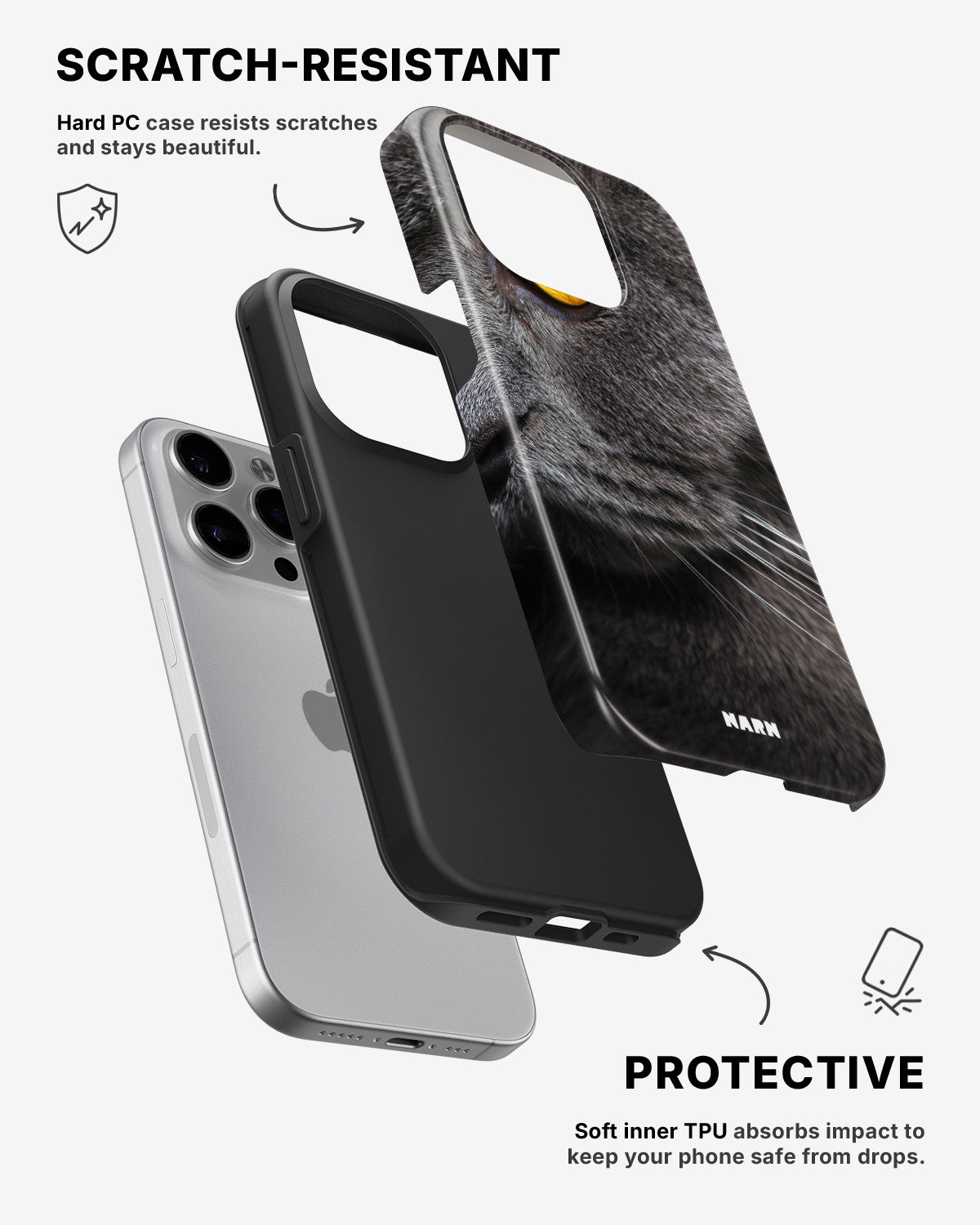 iPhone 14 Pro Max Tough Case – Cat's Eye - View 2