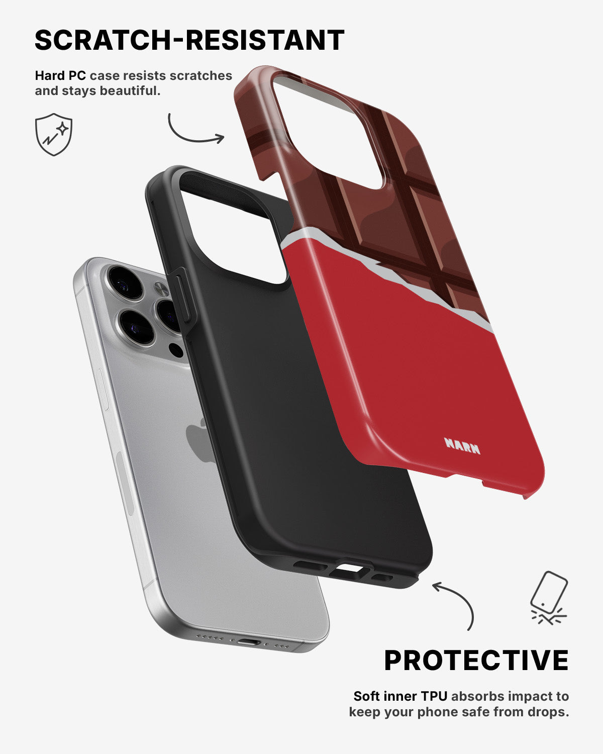 iPhone 14 Pro Max Tough Case – Chocolate Break - View 2