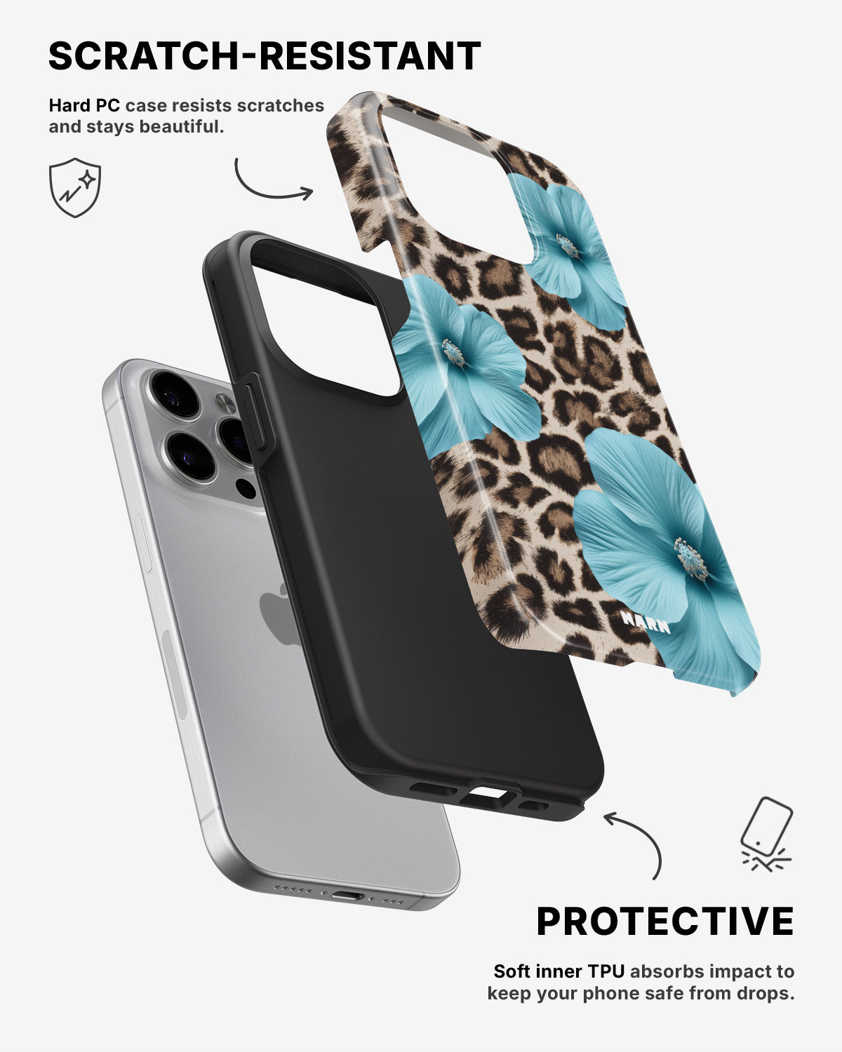 iPhone 14 Pro Max Tough Case – Blooming Jungle - View 2