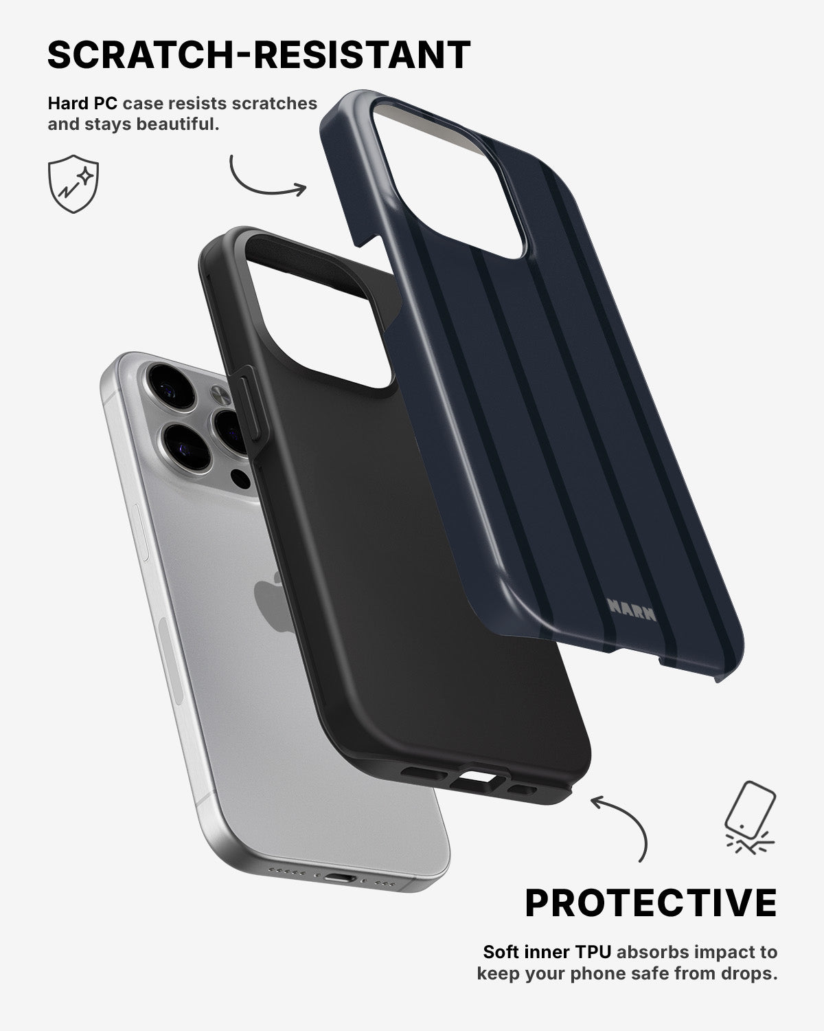 iPhone 14 Pro Max Tough Case – Navy Dream - View 2