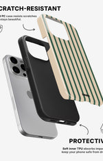 iPhone 14 Pro Max Tough Case – Evergreen Stripe - View 2
