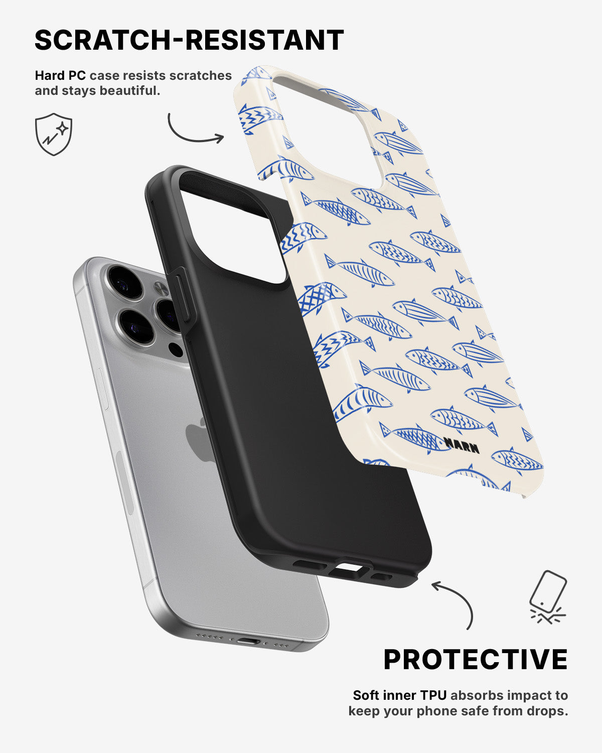 iPhone 14 Pro Max Tough Case – Blue Catch - View 2