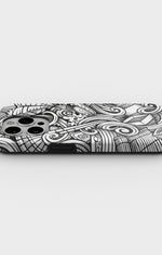 iPhone 14 Pro Max Tough Case – Japanese Pattern - View 3