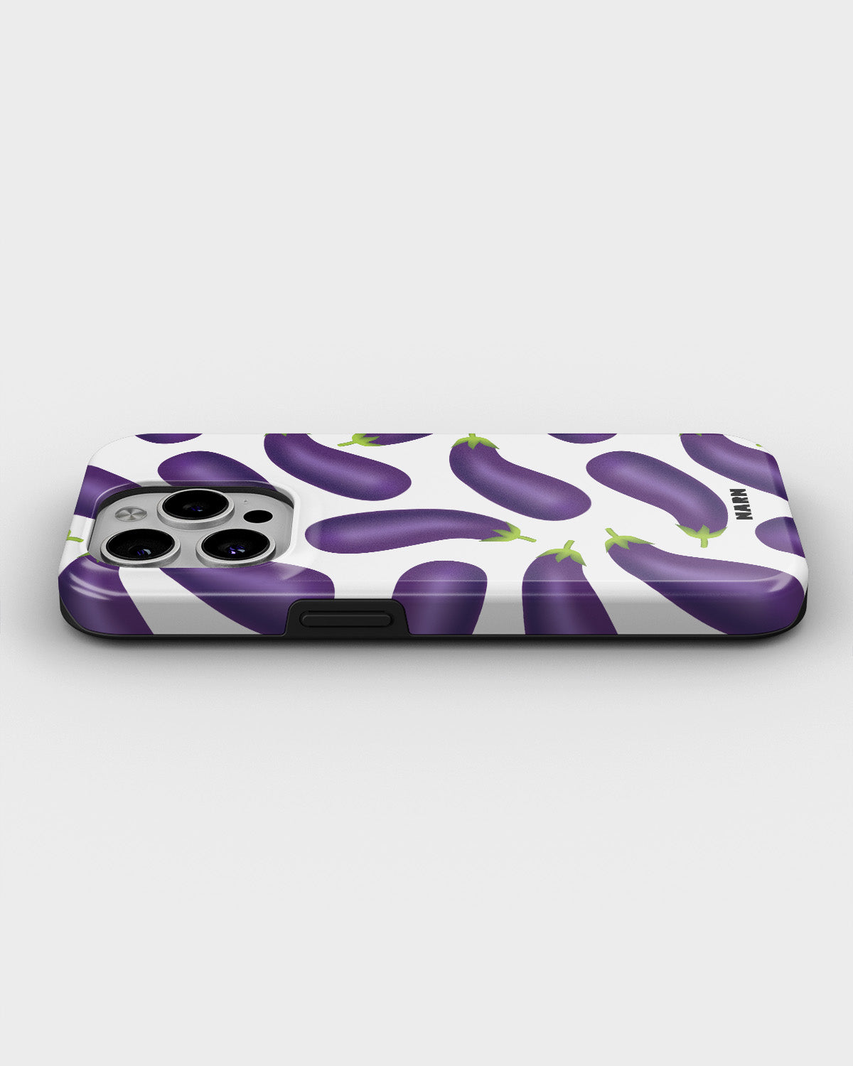 iPhone 14 Pro Max Tough Case – Eggplant Pattern - View 3