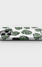 iPhone 14 Pro Max Tough Case – Monstera Pattern - View 3