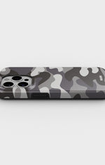 iPhone 14 Pro Max Tough Case – Grey Camo - View 3