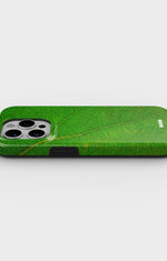 iPhone 14 Pro Max Tough Case – Green Leafy - View 3