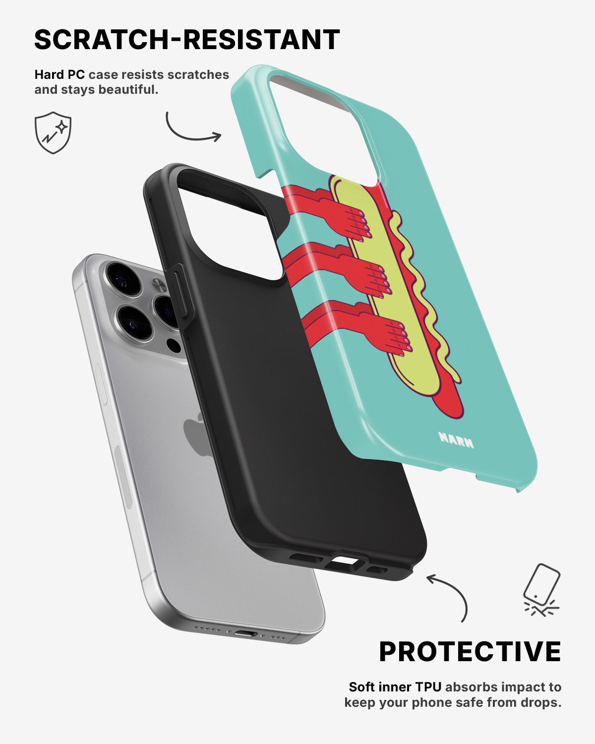 iPhone 13 Pro Max Tough Case – Hot Dog - View 2