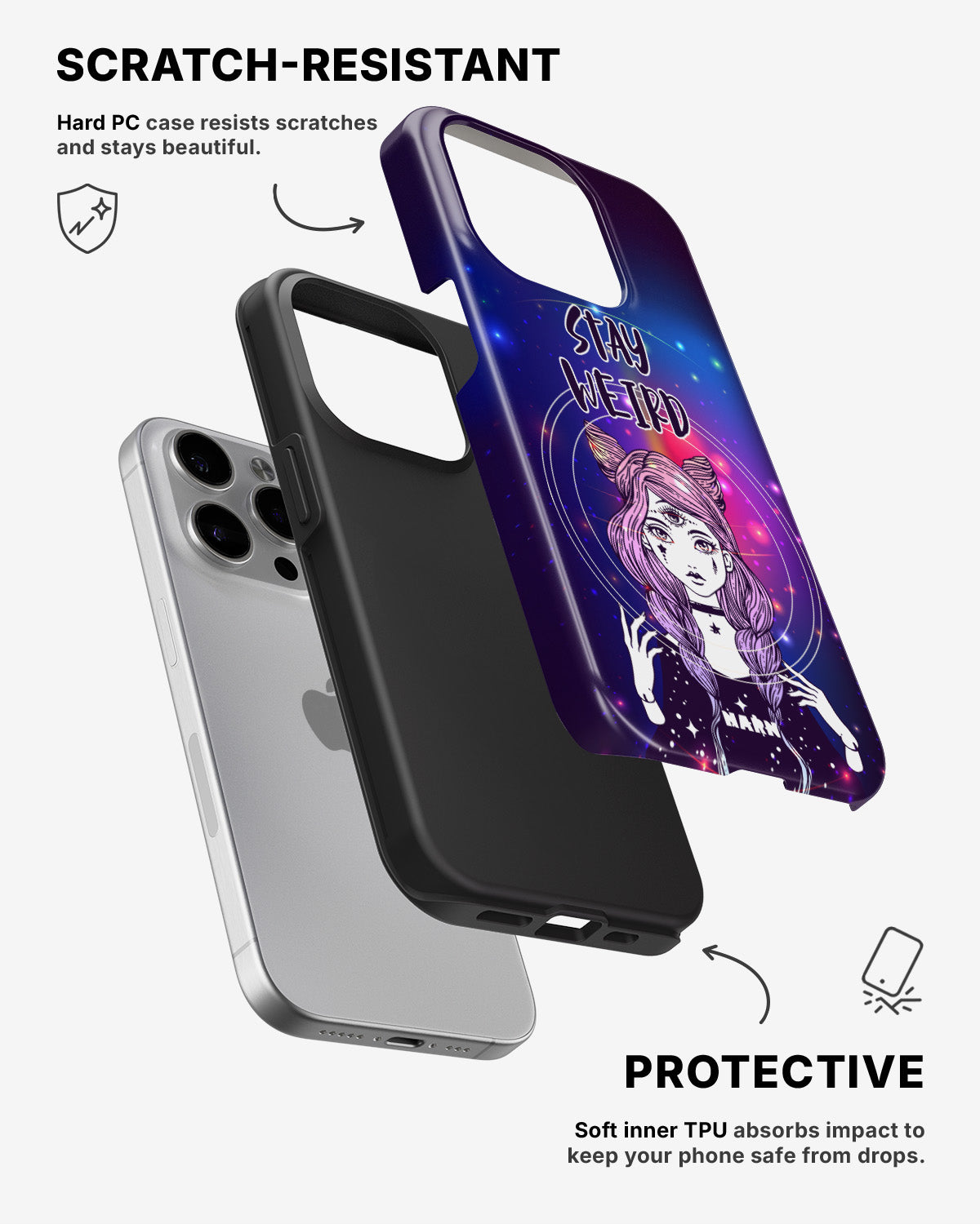 iPhone 13 Pro Max Tough Case – Galactic Weird - View 2