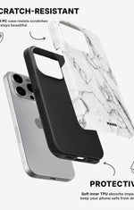 iPhone 13 Pro Max Tough Case – Milky Marble - View 2