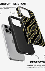 iPhone 13 Pro Max Tough Case – Golden Zebra - View 2