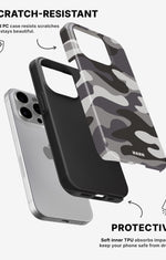iPhone 13 Pro Max Tough Case – Grey Camo - View 2