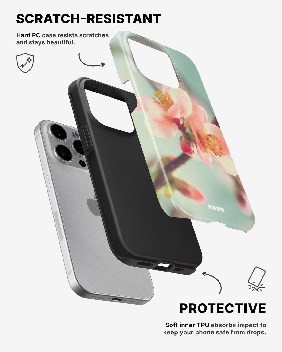 iPhone 13 Pro Max Tough Case – Sweet Bloom - View 2