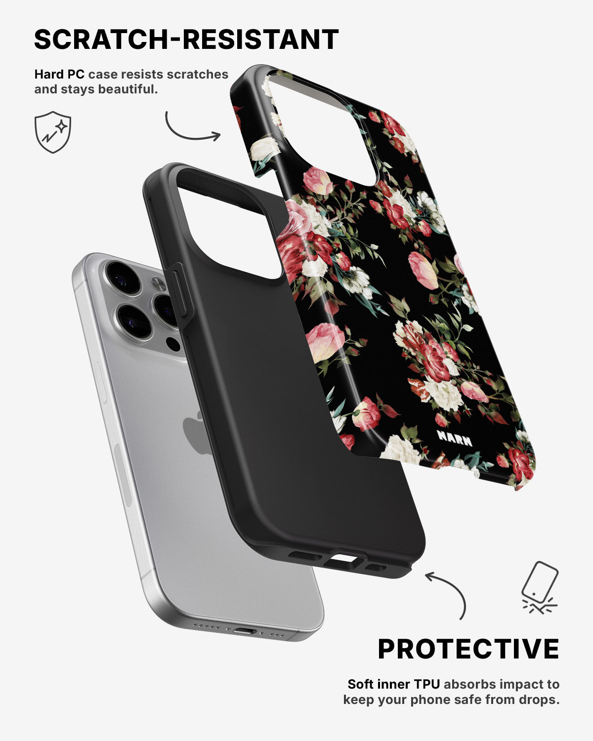 iPhone 13 Pro Max Tough Case – Bouquet - View 2