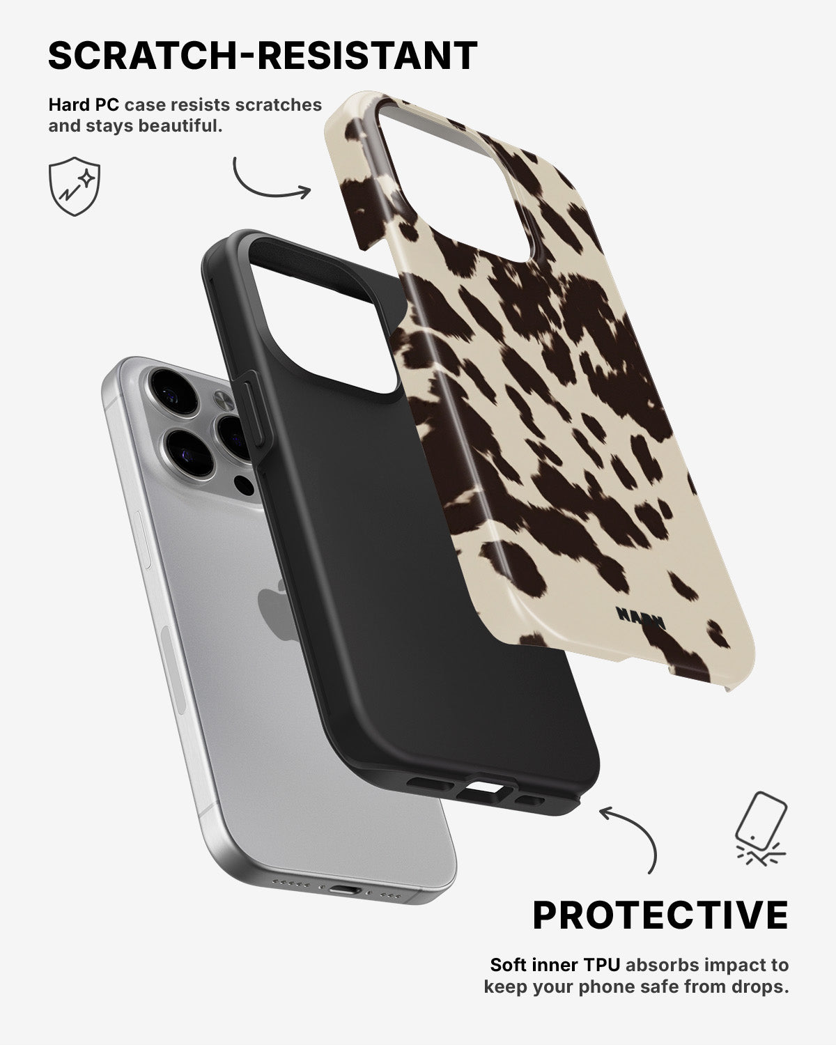 iPhone 13 Pro Max Tough Case – Cowhide - View 2