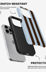 iPhone 13 Pro Max Tough Case – Bistro Stripes - View 2