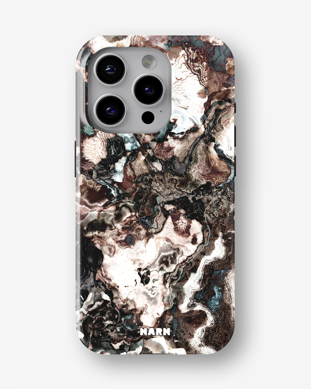iPhone 13 Pro Max Tough Case – Marble Brown - View 1