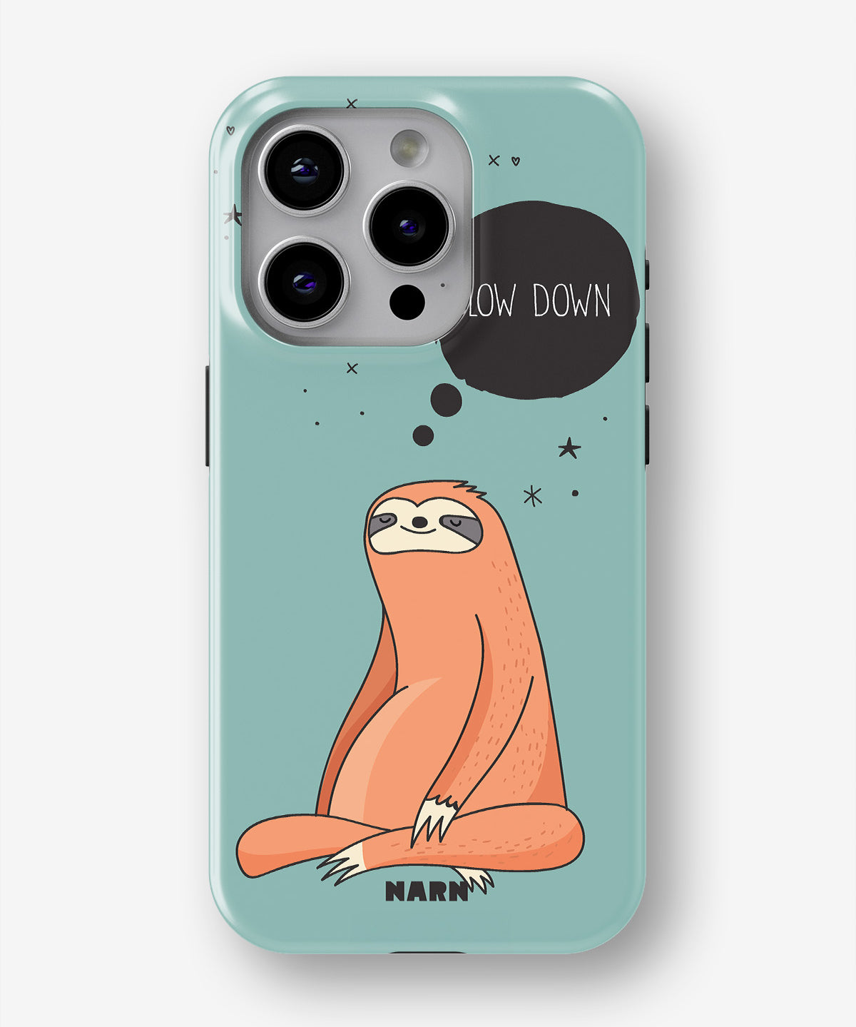 iPhone 13 Pro Max Tough Case – Slow Down Sloth - View 1