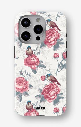 iPhone 13 Pro Max Tough Case – Birds Among Roses - View 1