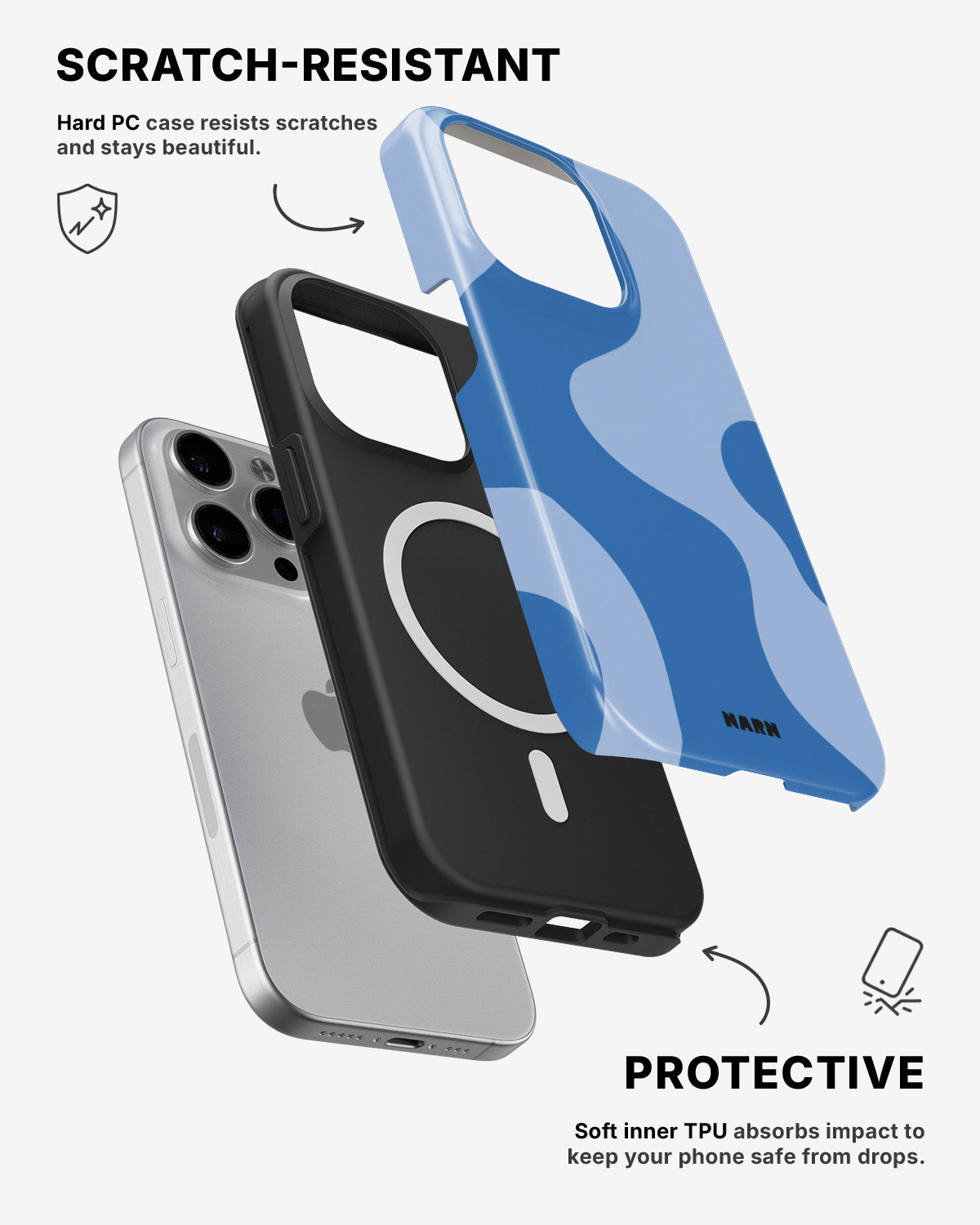 iPhone 13 Pro Max Tough Case – Calm Tide - View 2