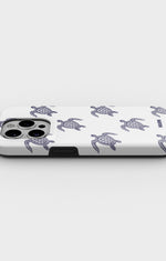 iPhone 13 Pro Max Tough Case – Blue Turtles - View 3