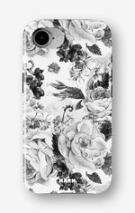 iPhone SE (2020/2022) Tough Case – Black & White Bloom - View 1