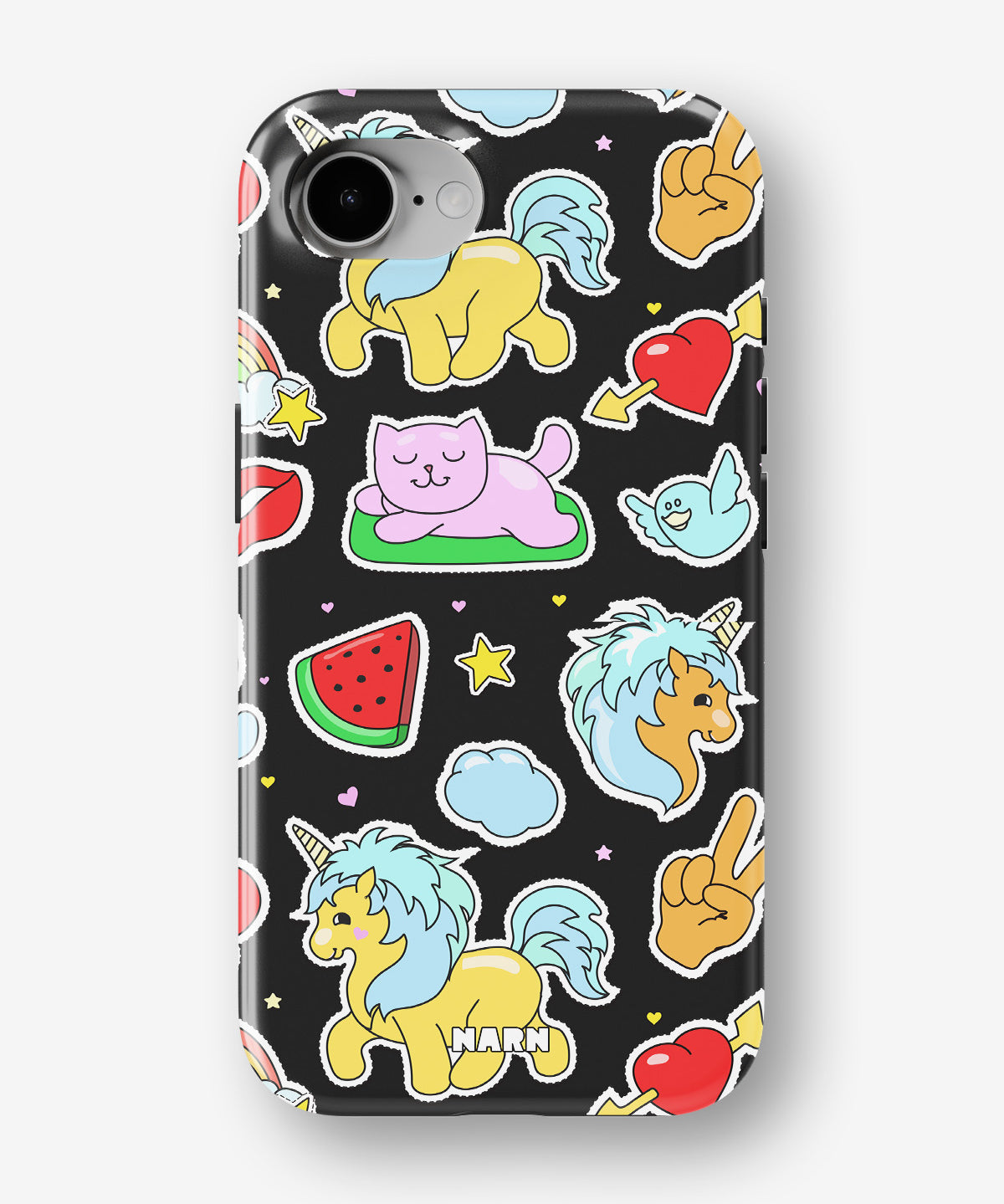 iPhone SE (2020/2022) Tough Case – Cute Stickers - View 1