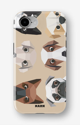 iPhone SE (2020/2022) Tough Case – Cute Dogs - View 1