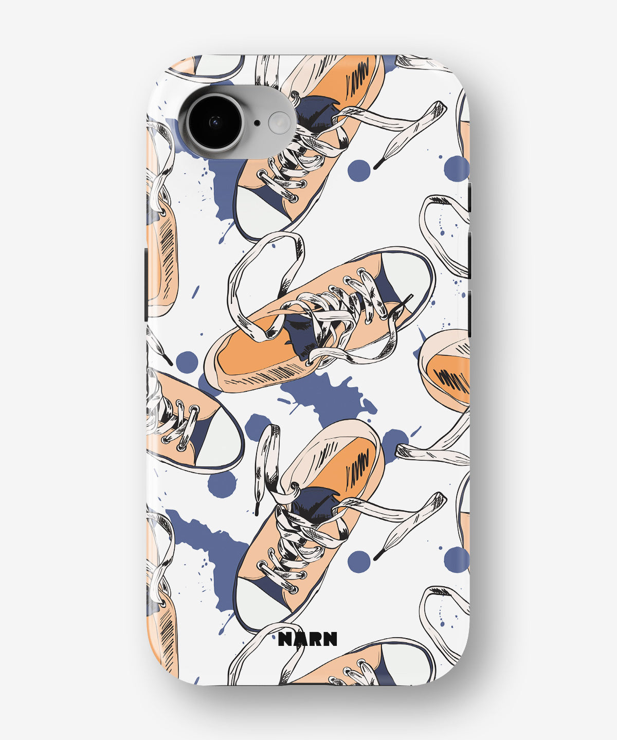 iPhone SE (2020/2022) Tough Case – Apricot Sneakers - View 1